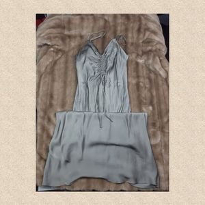 Satin dress summer maxi dress